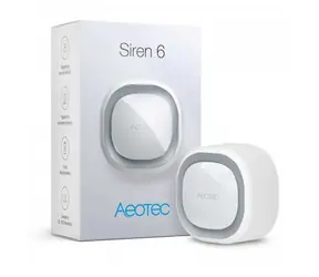 Aeotec Siren 6 bílá / Vnitřní siréna / 110 dB / Z-Wave Plus 
