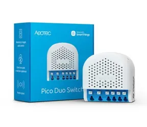 Aeotec Pico Swich Duo bílá / Chytrý spínač / ZigBee 3.0