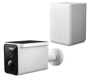 Xiaomi Solar Outdoor Camera BW400 Pro Set bílá / Venkovní IP kamera / 2560 x 1440 / Wi-Fi / microSD / noční vidění