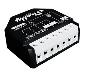 Shelly Qubino Wave 2PM - spínací modul s měřením spotřeby 2x 10A (Z-Wave)