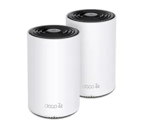 TP-Link Deco XE75 2-pack / WiFi systém MESH AXE5400 / Tri-Band / 574+2402+2402 MHz 