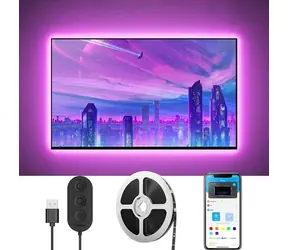 Govee H6178 TV 46-60" SMART LED (2x 1m & 2x 0.5m) / LED pásek / 10W / 150lm-m / BT / RGB