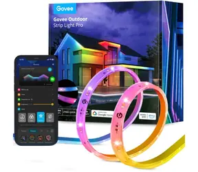 Govee Outdoor Pro SMART RGBICWW LED 10m / LED pásek / venkovní / 36W / 2000lm / IP65 (adaptér IP44) / BT / WiFi / RGBIC