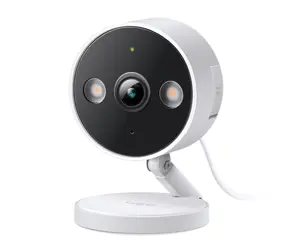 TP-Link Tapo C120 bílá / Vnitřní/venkovní IP kamera / 2560 × 1440 / obousměrný zvuk / detekce pohybu / WiFi / microSD