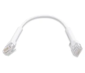 Ubiquiti UniFi Ethernet CAT6 Patch Kabel 0.1m bílá / 2x RJ-45 (M) / lanko (licna)