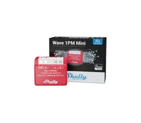 Shelly Qubino Wave 1 Mini - spínací modul s měřením spotřeby 1x 8A (Z-Wave))