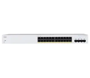 Cisco Business CBS220-24P-4G-EU / Switch / 24x RJ-45 10|100|1000 / 4x SFP / PoE 195W