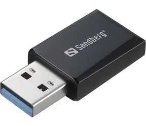 Sandberg Mini Wifi Dongle černá / Dual Band / 400 Mbps 2.4 GHz / 867 Mbps 5 GHz / USB 3.0
