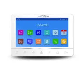 VERIA 8276B série 2-WIRE LCD monitor videotelefonu bílá