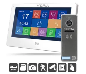 VERIA 7077B SET Videotelefon bílá + vstupní stanice VERIA 230