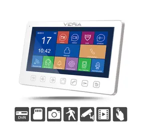 VERIA 7076B LCD monitor videotelefonu bílá