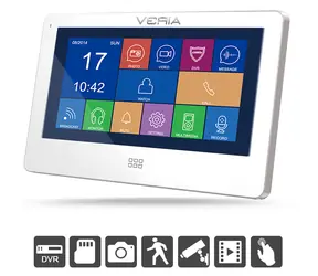  VERIA 7077B LCD monitor videotelefonu bílá