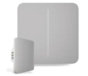 AJAX SoloButton (2-gang) - Samostatné tlačítko pro LightSwitch mlhová