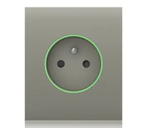 AJAX CenterCover (smart) - Středový kryt zásuvky - horizontální olivová