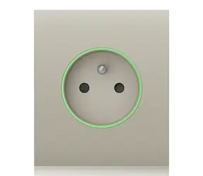 AJAX CenterCover (smart) - Středový kryt zásuvky - horizontální slonová kost