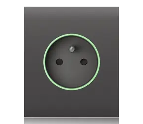 AJAX CenterCover (smart) - Středový kryt zásuvky - horizontální šedá