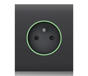 AJAX CenterCover (smart) - Středový kryt zásuvky - horizontální grafitová