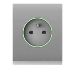 AJAX CenterCover (smart) - Středový kryt zásuvky - horizontální mlhová