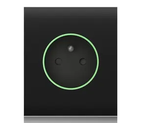 AJAX CenterCover (smart) - Středový kryt zásuvky - horizontální černá