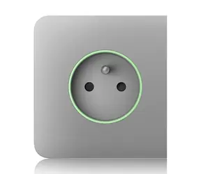 AJAX SideCover (smart) - Boční kryt zásuvky - horizontální mlhová