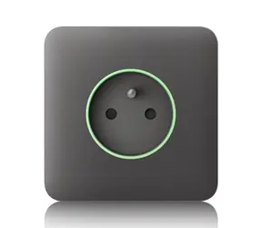 AJAX SoloCover (smart) - Samostatný kryt zásuvky šedá