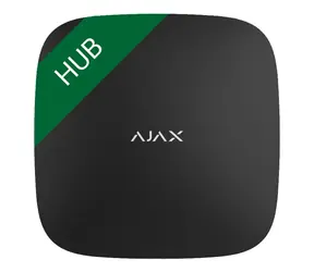 AJAX Hub (8EU) ASP black (38236) / Centrální ovládací panel / ethernet | 2G