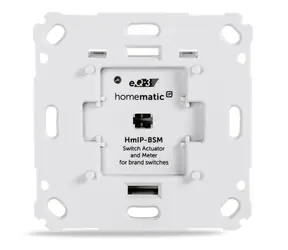 Homematic IP HmIP-BSM Spínací akční člen s měřením - 5A / zápustná montáž