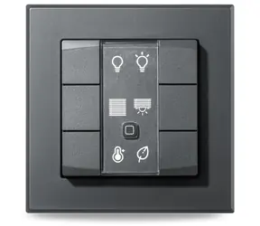 Homematic IP HmIP-WRC6-A Nástěnný dálkový ovladač - 6 tlačítek antracit