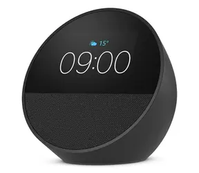 Amazon Echo Spot 2024 černá / Chytrý budík s úmělou inteligencí Alexa / Wi-Fi / BT / Jack