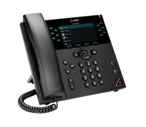 Poly VVX 450 / VoIP Telefon / 3-cestný možnost volání - SIP / SRTP / SDP / 12 řádků 