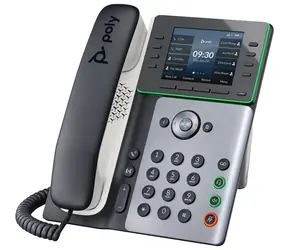 Poly Edge E350 černá / IP Telefon / displej / SIP / SDP / USB 2.0 Type-C / 2x LAN