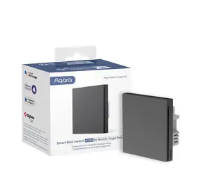 Aqara Smart Wall Switch H1 EU (No Neutral, Single Rocker) (WS-EUK01-G) vypínač s relé Šedá / ZigBee