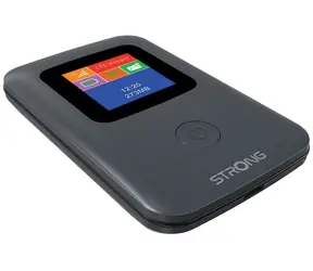 STRONG 4G MIFI 150D šedo-černá / 4G LTE Router / Displej / 2.4GHz - 150Mbps / 1x SIM slot
