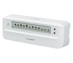 Homematic IP HmIP-FALMOT-C12 Akční člen podlahového vytápění s LCD - 12 kanálů / 24V/230V