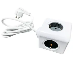 Technaxx TX-195 Powercube / Rozbočovač / 4x zásuvka / 2xUSB / 140 cm