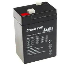 Green Cell AGM baterie 6V 4.5Ah