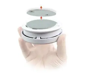 Nedis Lepicí páska detektoru stříbrná / Průměr: 70 mm / magnetická