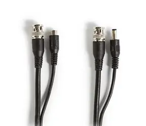 Nedis CCTV bezpečnostní kabel černá / BNC / DC / 50.0 m / Kulatý / PVC / Dárkový Box