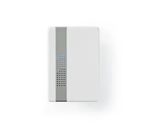Nedis DOORB223CWT bílá / Bezdrátový zvonek / 220 - 240 V AC 50 Hz / 1x CR2032 / 80 dB / až 300 m / IP44 
