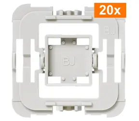 Homematic IP Adaptér Busch-Jaeger (20ks) / pro kompatibilní rámečky a kryty Busch Jaeger