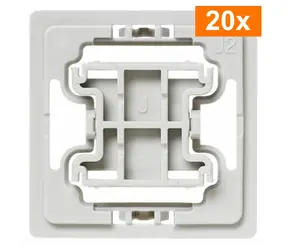 Homematic IP Adaptér Jung J2 (20ks) / pro rámečky a kryty Jung řady A 500/A creation/A plus/AS 500/AS universal