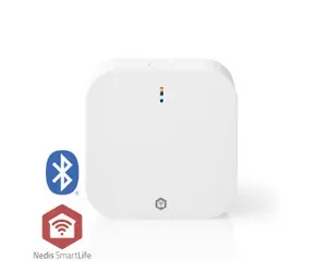 Nedis Brána SmartLife bílá / Bluetooth / Zigbee 3.0 / 50 Zařízení / Síťové napájení / Android & iOS 
