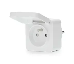Nedis SmartLife Chytrá Zásuvka / Zigbee 3.0 / IP44 / Měřič výkonu / 3680 W / Android & iOS 
