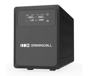 Green Cell 800VA / 500W / Záložní zdroj / 2–6 ms / 12V / 2x Schuko