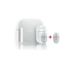 AJAX StarterKit 4G white + SpaceControl white