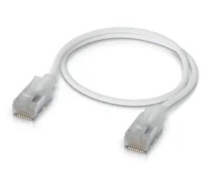 Ubiquiti UniFi Premium Patch Cable 10 GbE 30cm bílá