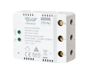 Shelly PbS Ogemray Smart Relé 25A / Wi-Fi / Bluetooth / 25A