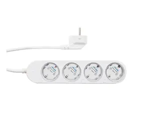 Shelly Power Strip 4 Gen4 Chytrá prodlužovačka s měřením spotřeby bílá