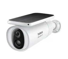 Baseus Security S1 2K bílá / Venkovní kamera / solární napájení / 2304 x 1296 DPI / Úhel záběru 145° / Wi-Fi / IP67