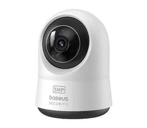Baseus Security P1 Pro 3K bílá / Vnitřní IP kamera / 2880 × 1620 / 360° / microSD / 2.4GHz